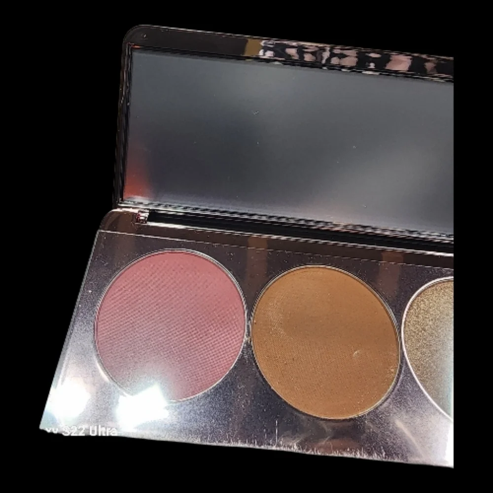 Girlactik Blush Me & Glow Face Palette 3×2.8g Blush Me Light Shades NIB